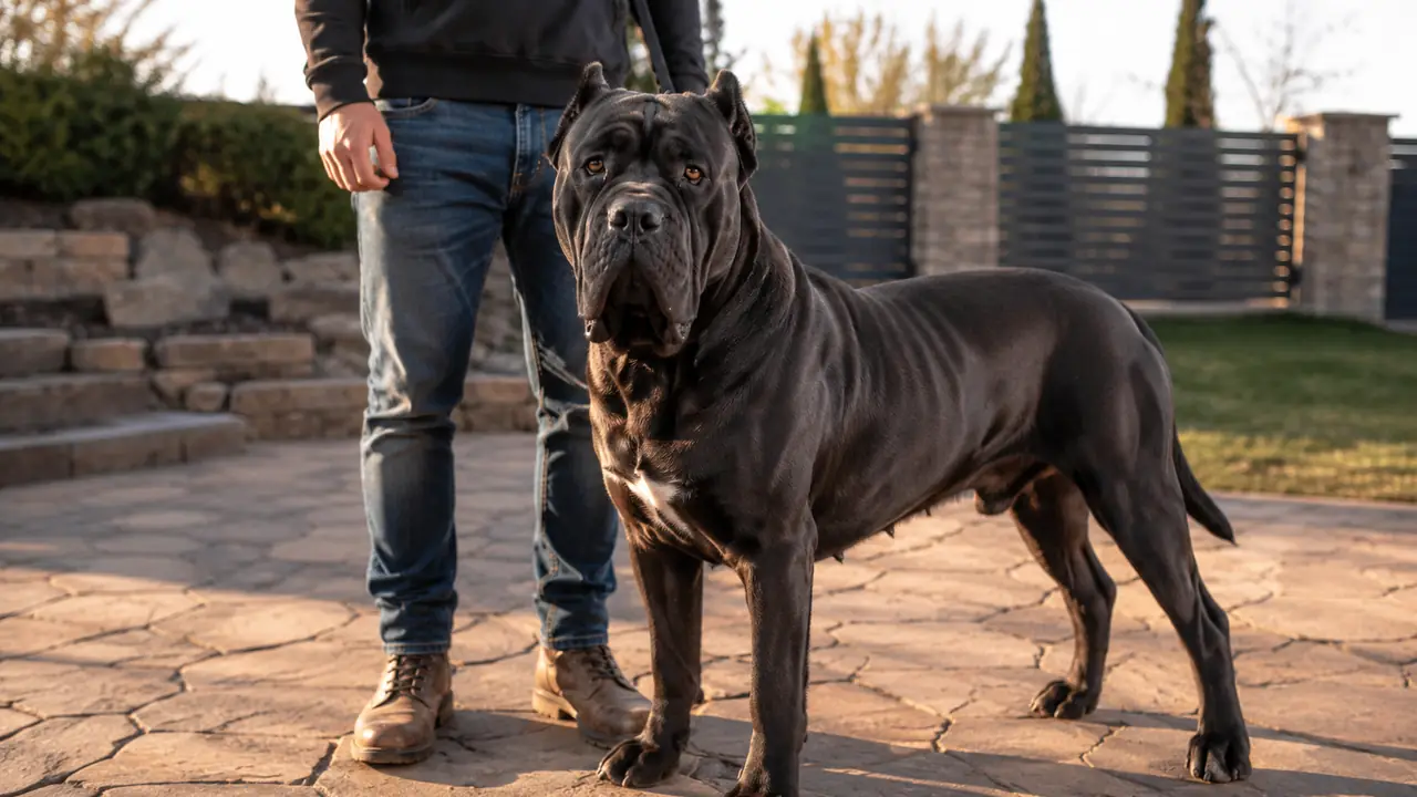 Cane durante un controllo dedicato alla salute e al benessere